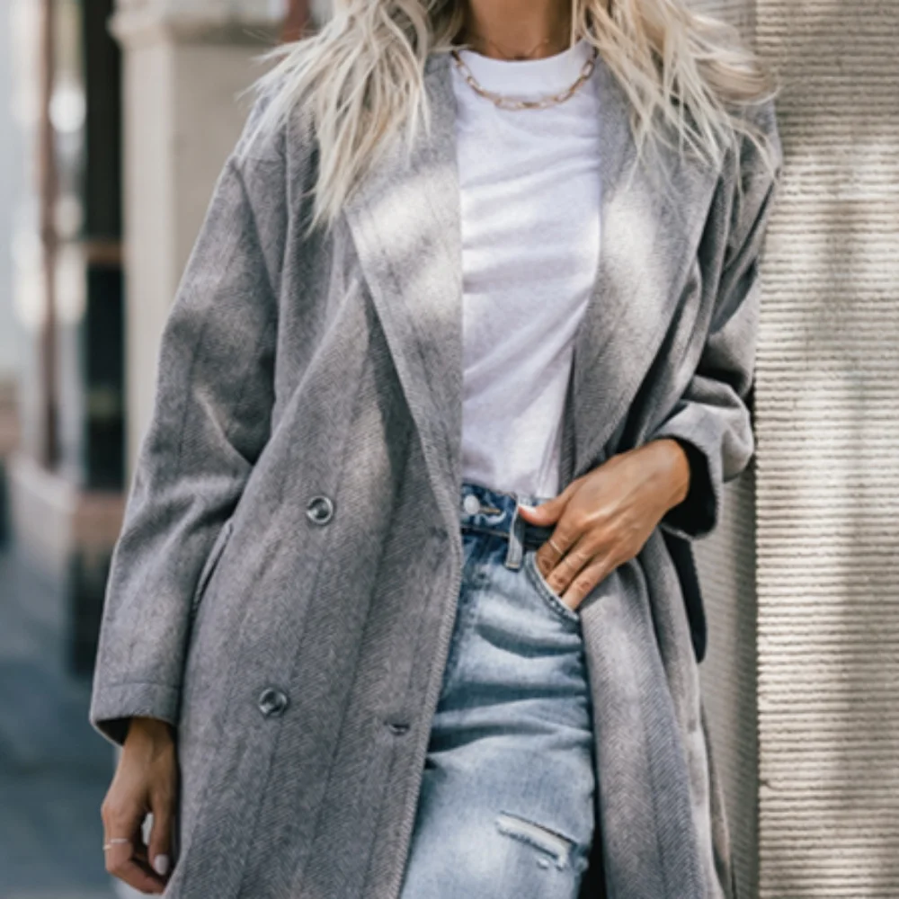 FallSALE🙀AMARYLLIS⚡ Stormi Wool Coat - Picture 6 of 9